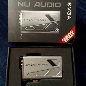 EVGA Nu Audio Card, 712-P1-AN01-KR, Lifelike Audio, PCIe, RGB LED, w/Audio Note